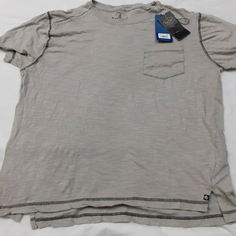 NWT Nat Nast Sport Shirt Short Sleeve Margo Gray